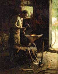 Blacksmith by Edward Henry Potthast