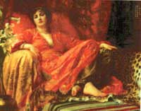Leila 1892 by Sir Frank Dicksee