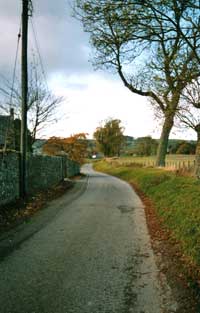 A country lane in Autumn