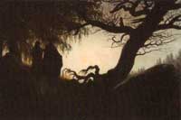 Frau Und Mann Betrachten Den Mond by Caspar David Friedrich