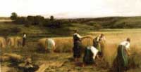 Harvest 1874 by Leon Augustin L 'Hermitte