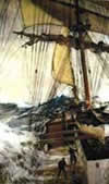 The Rising Wind by Montague Dawson