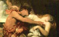 Orpheus and Eurydice by George Frederic Watts